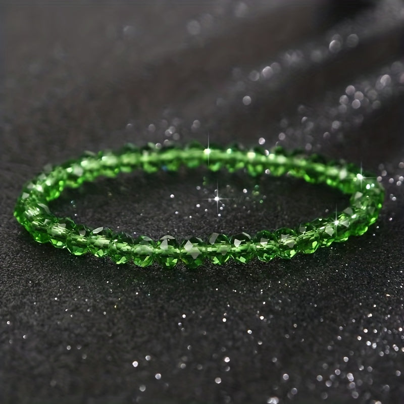 Farbenfrohes Kristallperlen Armband, Handgefertigter Schmuck für Frauen und Mädchen - Snatch