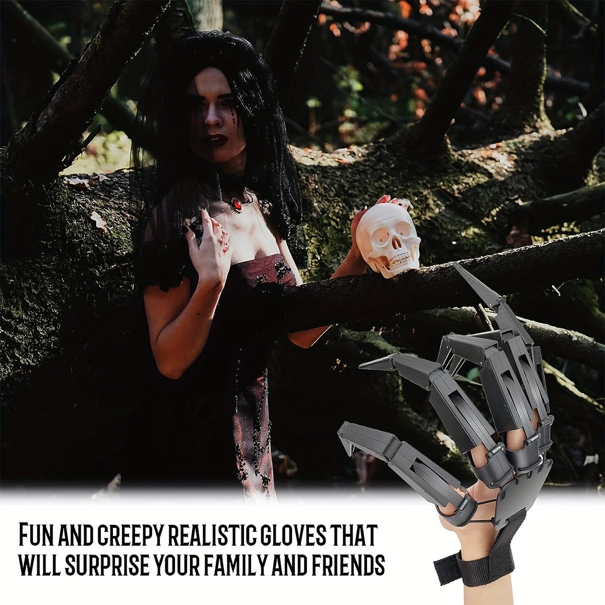 Gruselige 3D-gedruckte Finger für Halloween-Cosplay - Snatch