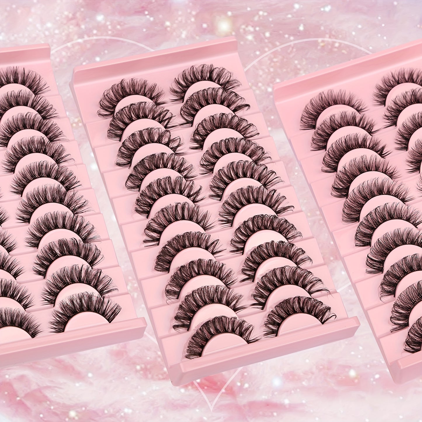 10 Paar hochwertige 3D-Wimpern für perfekten Augenaufschlag - Snatch