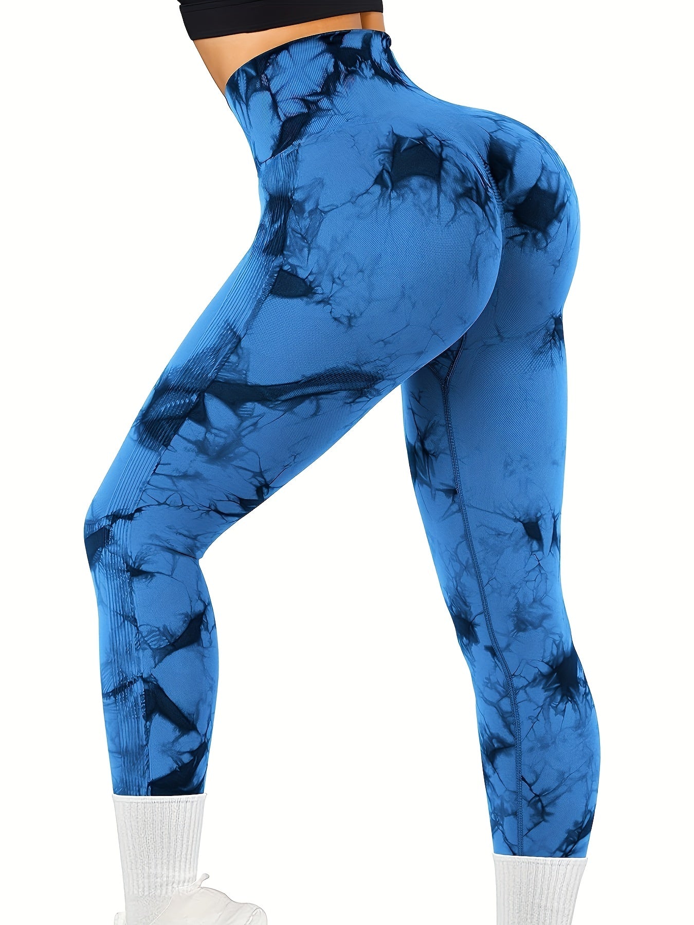 Tie Dye Yoga Leggings – hohe Taille, Butt Lifting. - Snatch