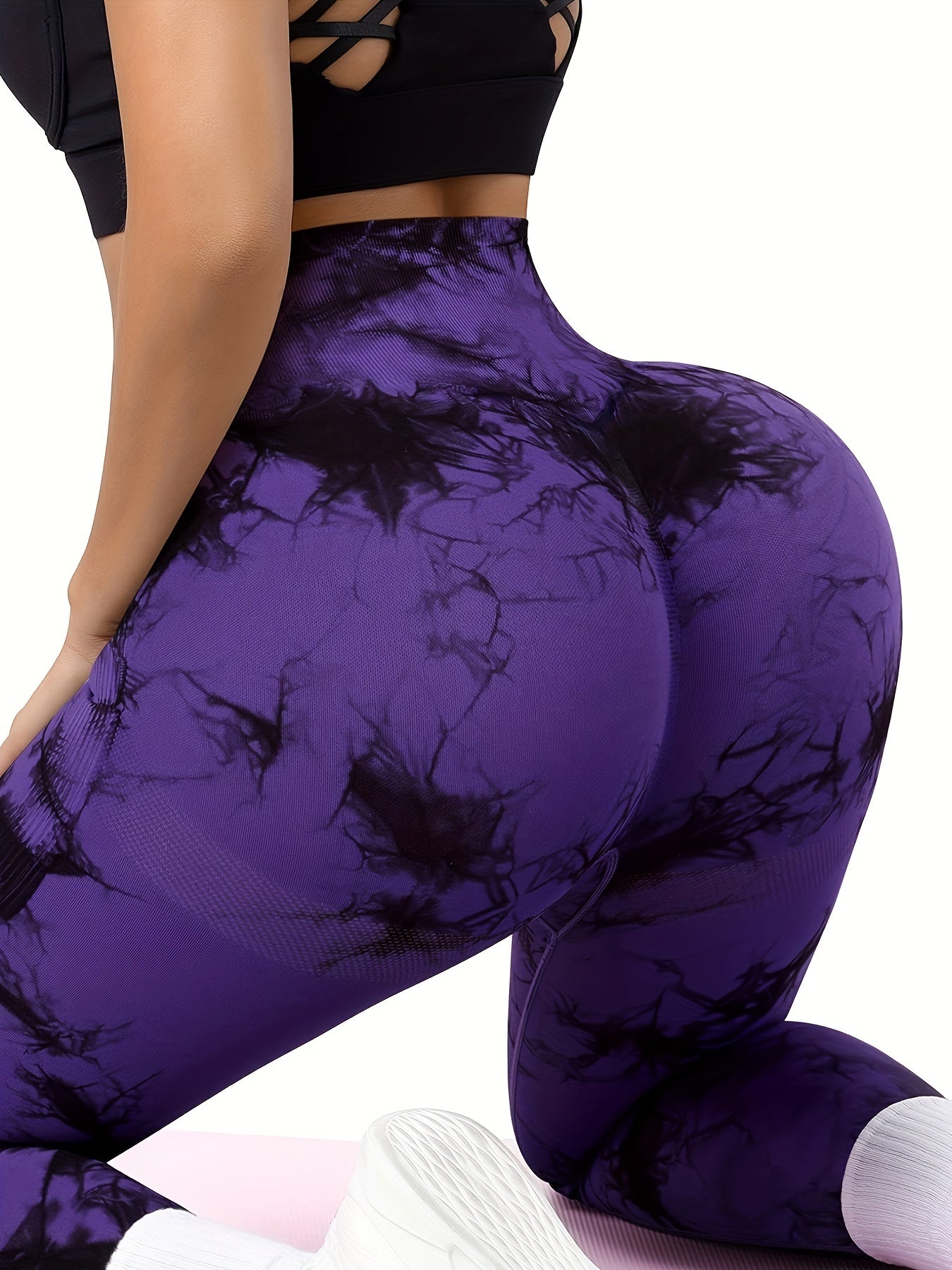 Tie Dye Yoga Leggings – hohe Taille, Butt Lifting. - Snatch