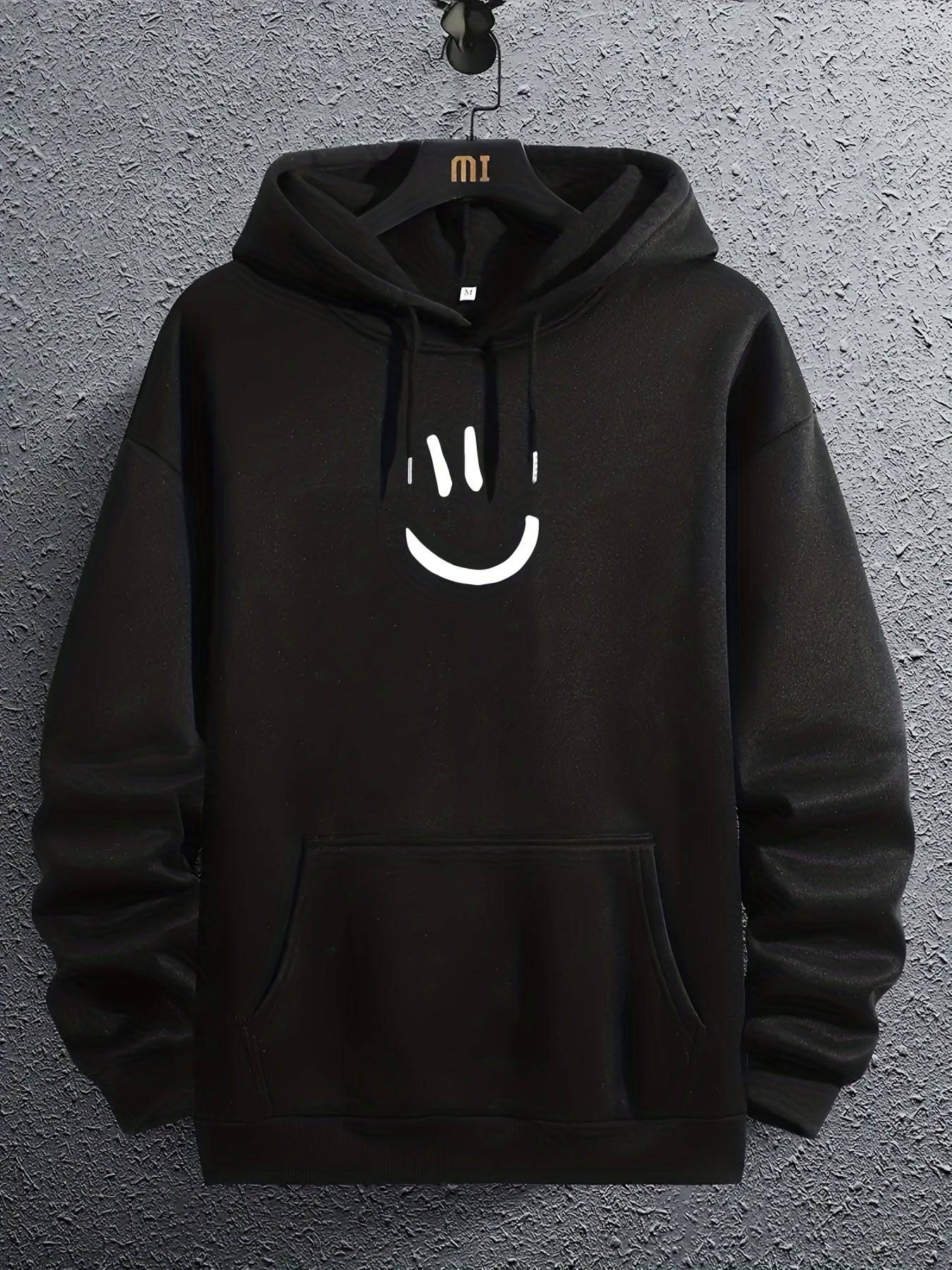 Herren-Kapuzenpullover (Smile)