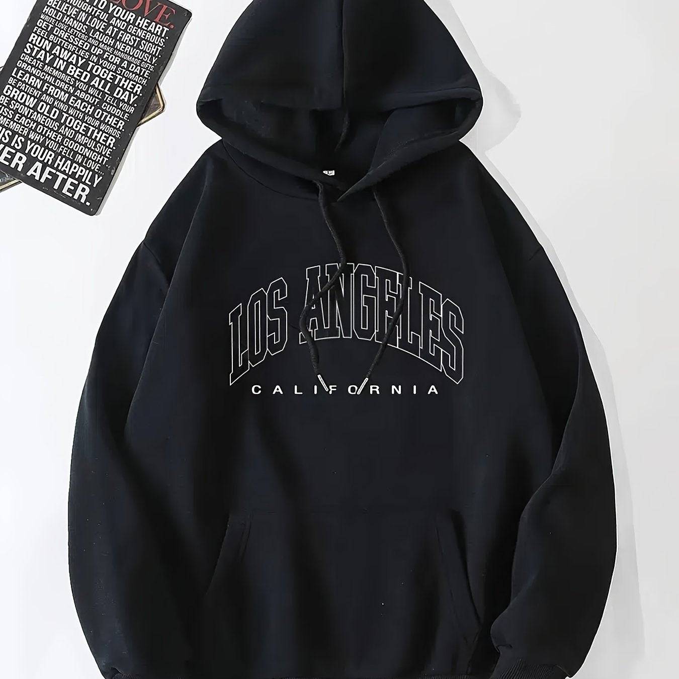 Herren-Hoodie mit Aufdruck „LOS ANGELES CALIFORNIA“