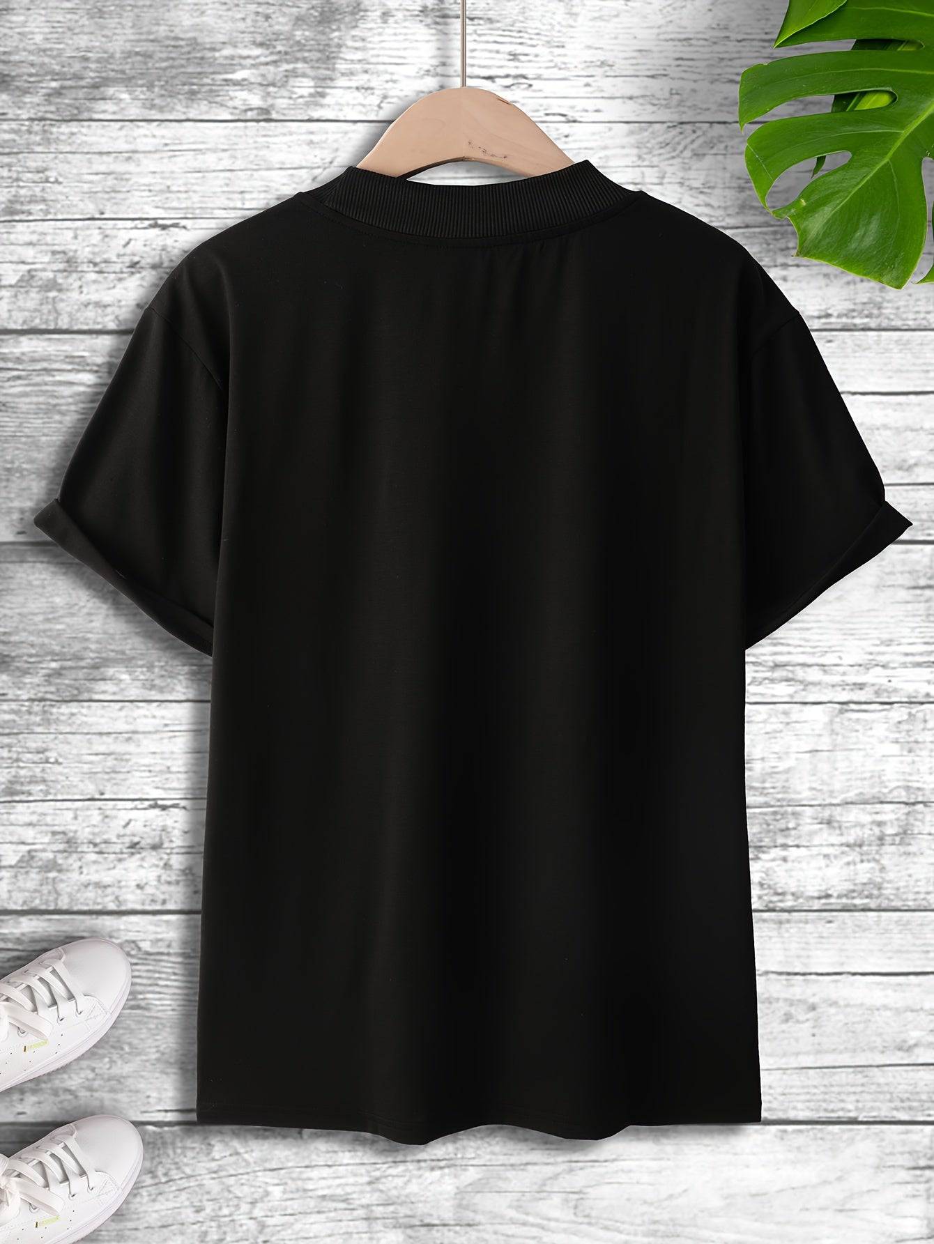 Herren-T-Shirt mit Wellenmusterdruck