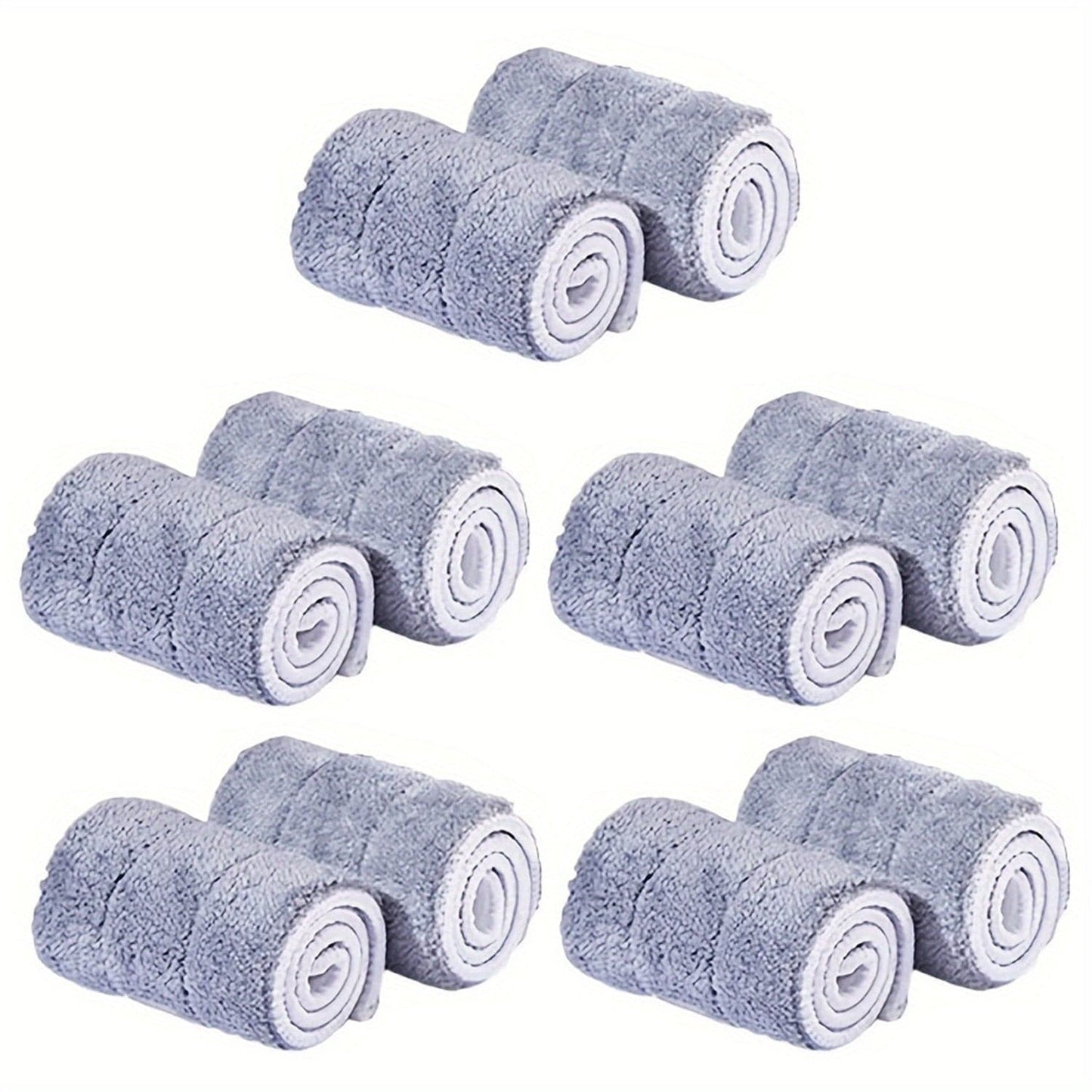 Flaches Bodenwischer-Eimer-Set Mit 2 Mikrofaser-Wischpads