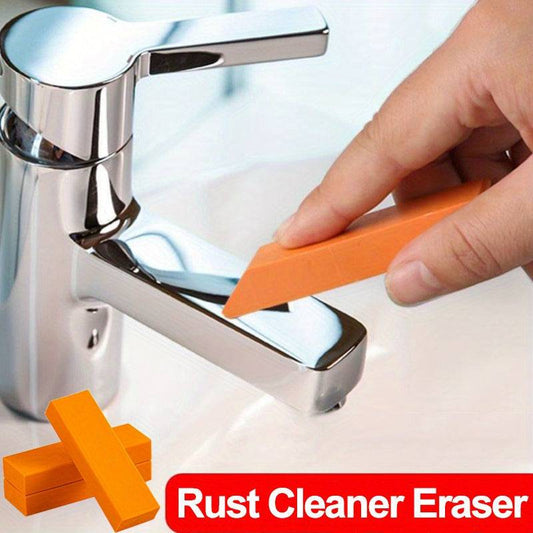 2in1 Kalk- und Rostentferner: Reinigungsschwamm für Badezimmerarmaturen und Küchenherd