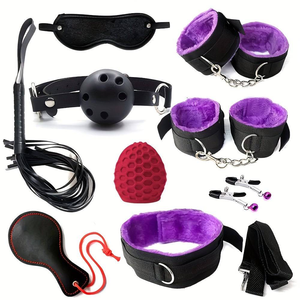 Erotisches BDSM-Set: Leder, verstellbar, für Anfänger, vielseitig!