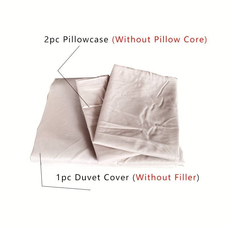 Stilvolles, bequemes 3-teiliges Bettbezug-Set für Schlafzimmer und Gästezimmer