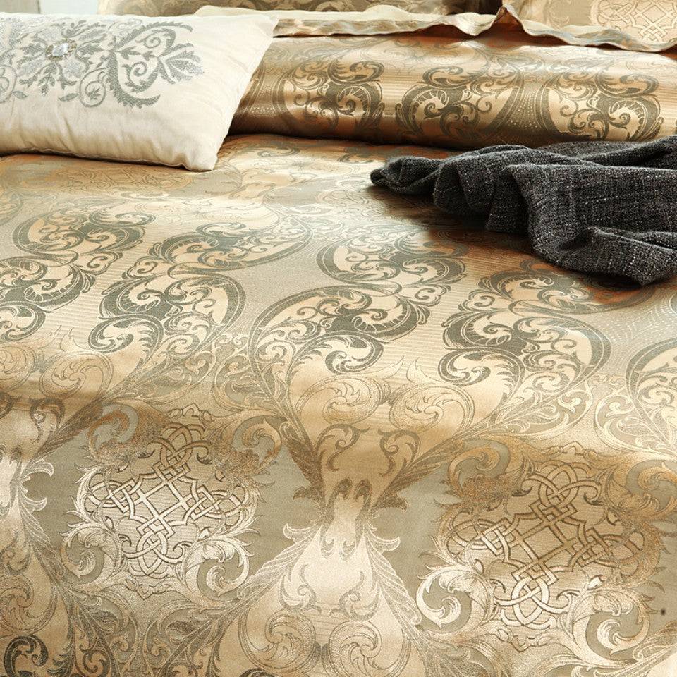 Luxuriöses Jacquard Bettwäsche Set, 2/3 teilig, für stilvolles Schlafzimmer