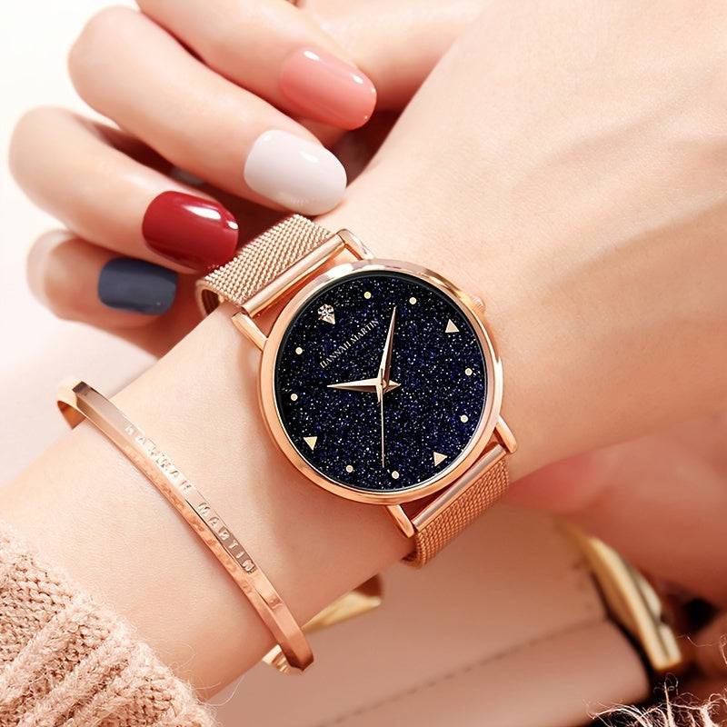 Hannah Martin Damen Uhr - Glamouröser Sternenlook!