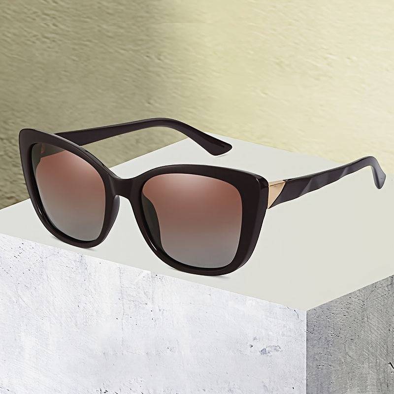 Cat Eye Sonnenbrille für Frauen - polarisiert, Anti-Glare - ideal zum Fahren, Reisen und Strand.