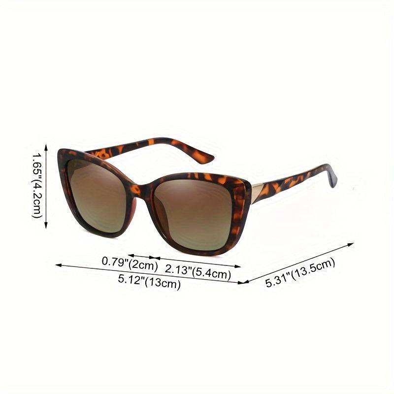 Cat Eye Sonnenbrille für Frauen - polarisiert, Anti-Glare - ideal zum Fahren, Reisen und Strand.