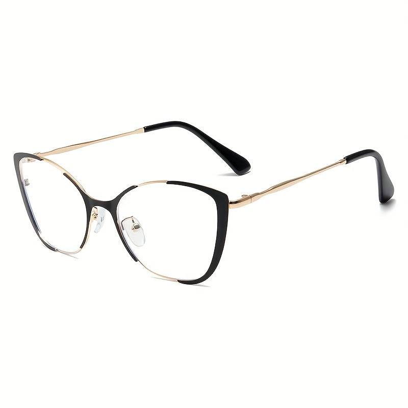Katzenauge Metallrahmen - Blaulicht blockierende Computerbrille (Damen)