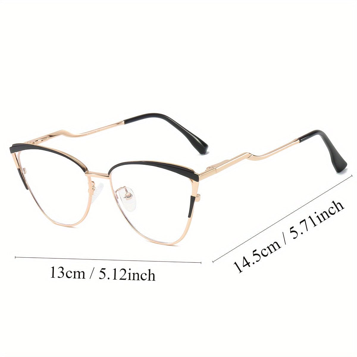 Retro Chic Cat Eye Brille - Perfekt für moderne Frauen!
