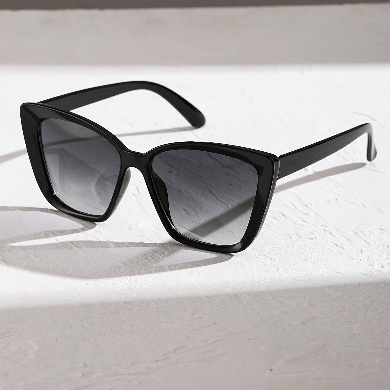 Große Oversized Cat Eye Sonnenbrille - Klassisch & Trendy!