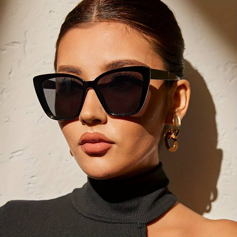 Große Oversized Cat Eye Sonnenbrille - Klassisch & Trendy!