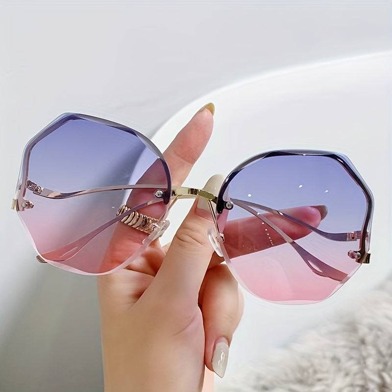 Trendige Rahmenlose Sonnenbrille - Gradient Eyewear - Für Männer und Frauen - Perfektes Geschenk