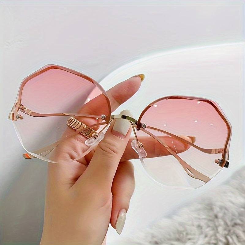 Trendige Rahmenlose Sonnenbrille - Gradient Eyewear - Für Männer und Frauen - Perfektes Geschenk