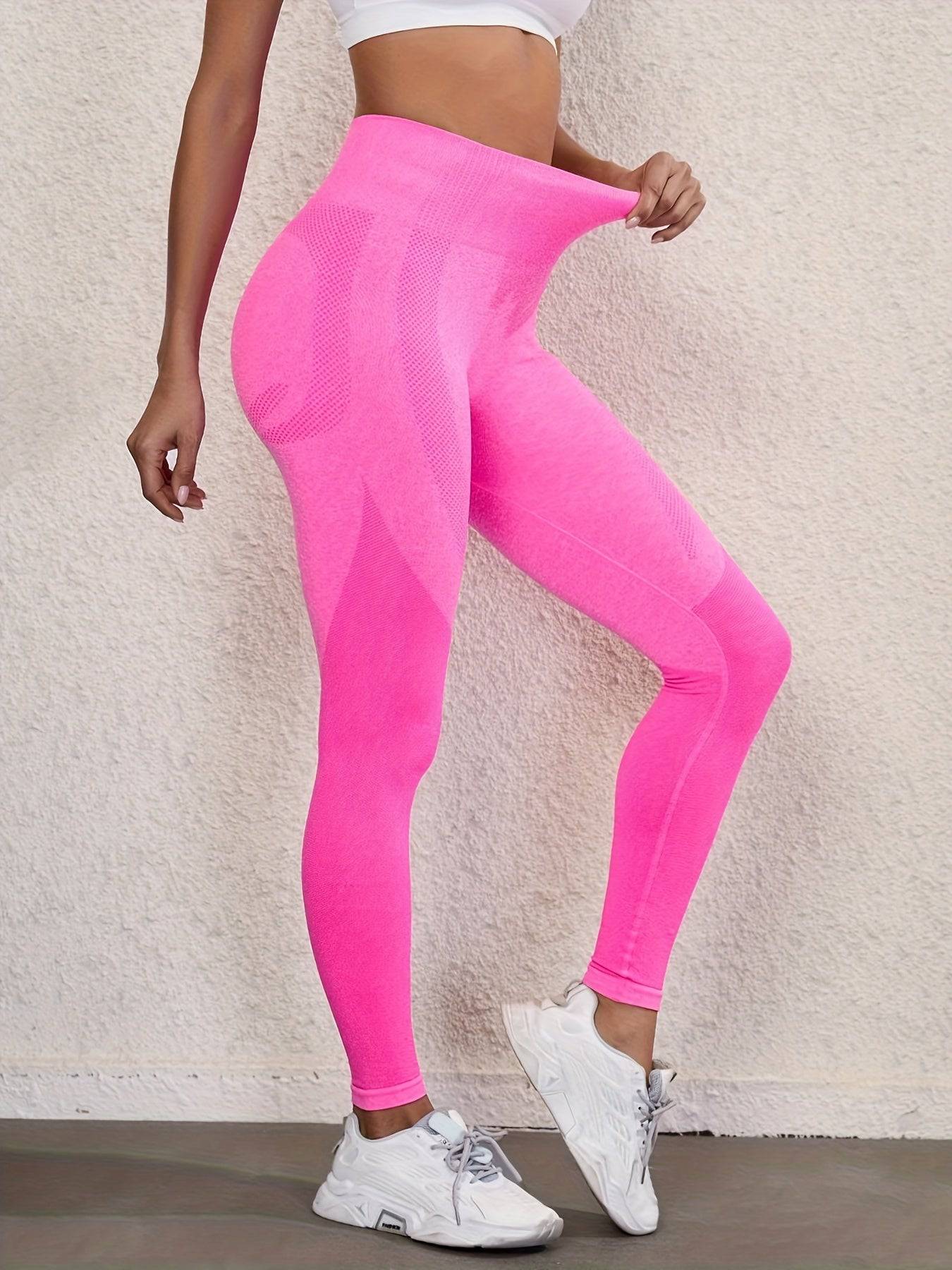 Yogahose mit hoher Taille - nahtlos, elegant und sportlich