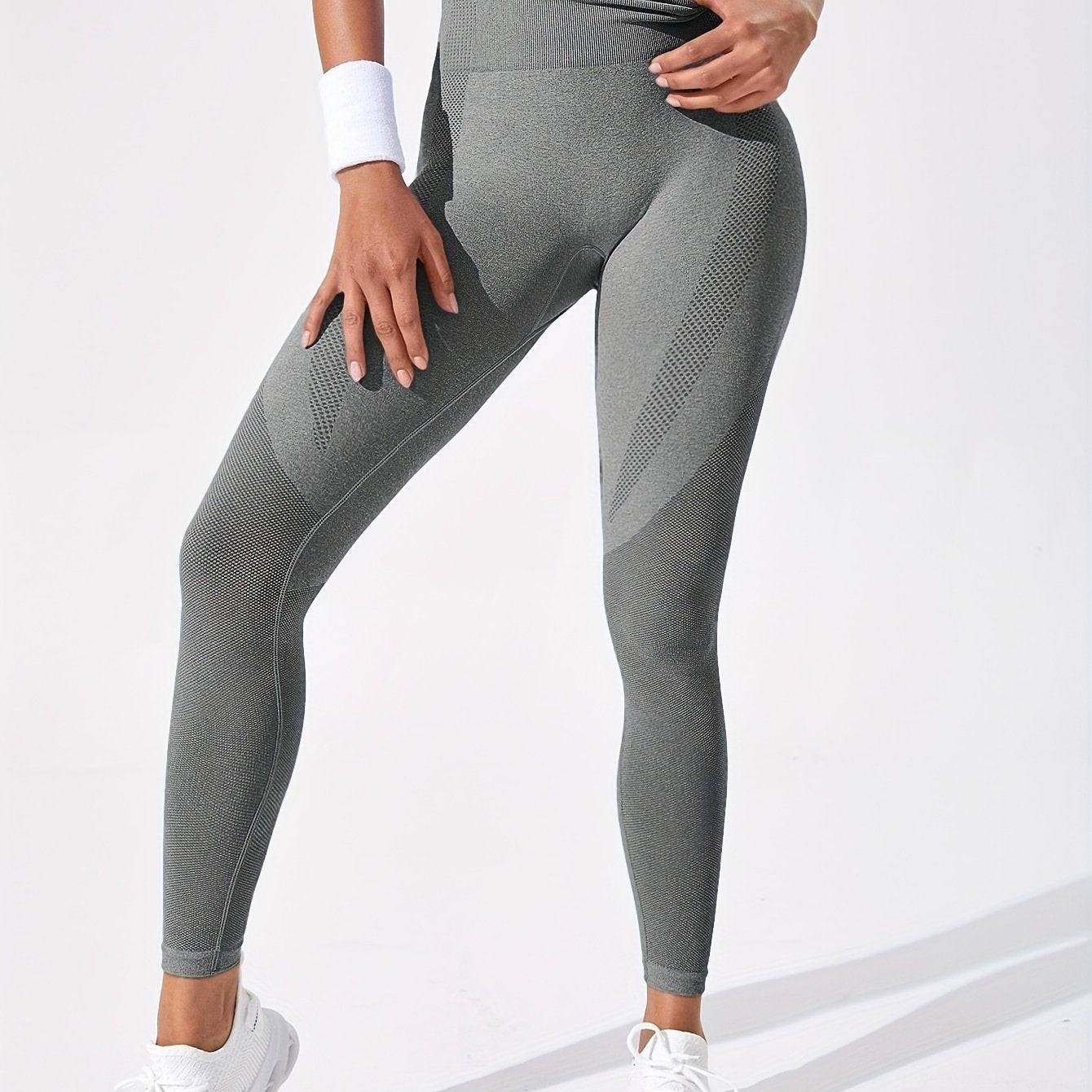 Yogahose mit hoher Taille - nahtlos, elegant und sportlich