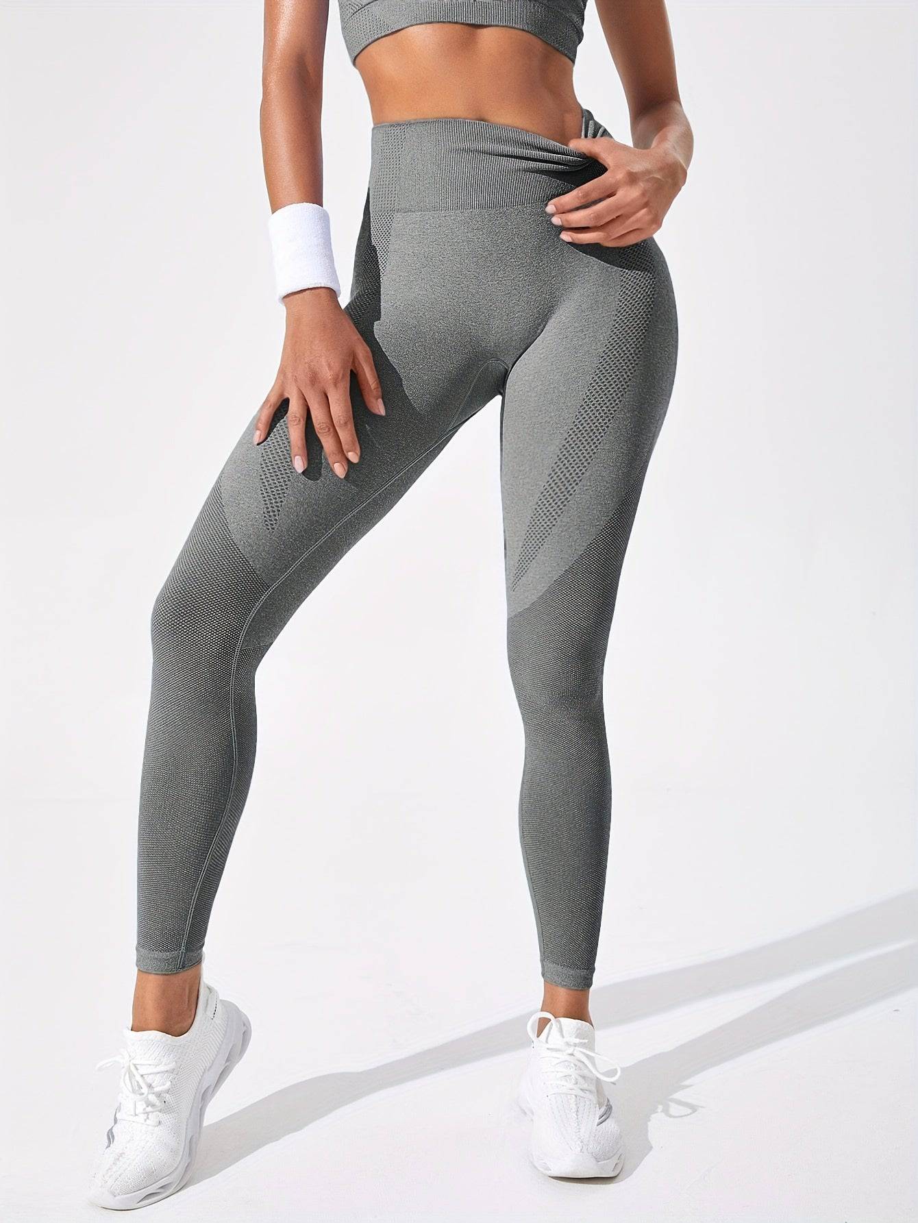 Yogahose mit hoher Taille - nahtlos, elegant und sportlich