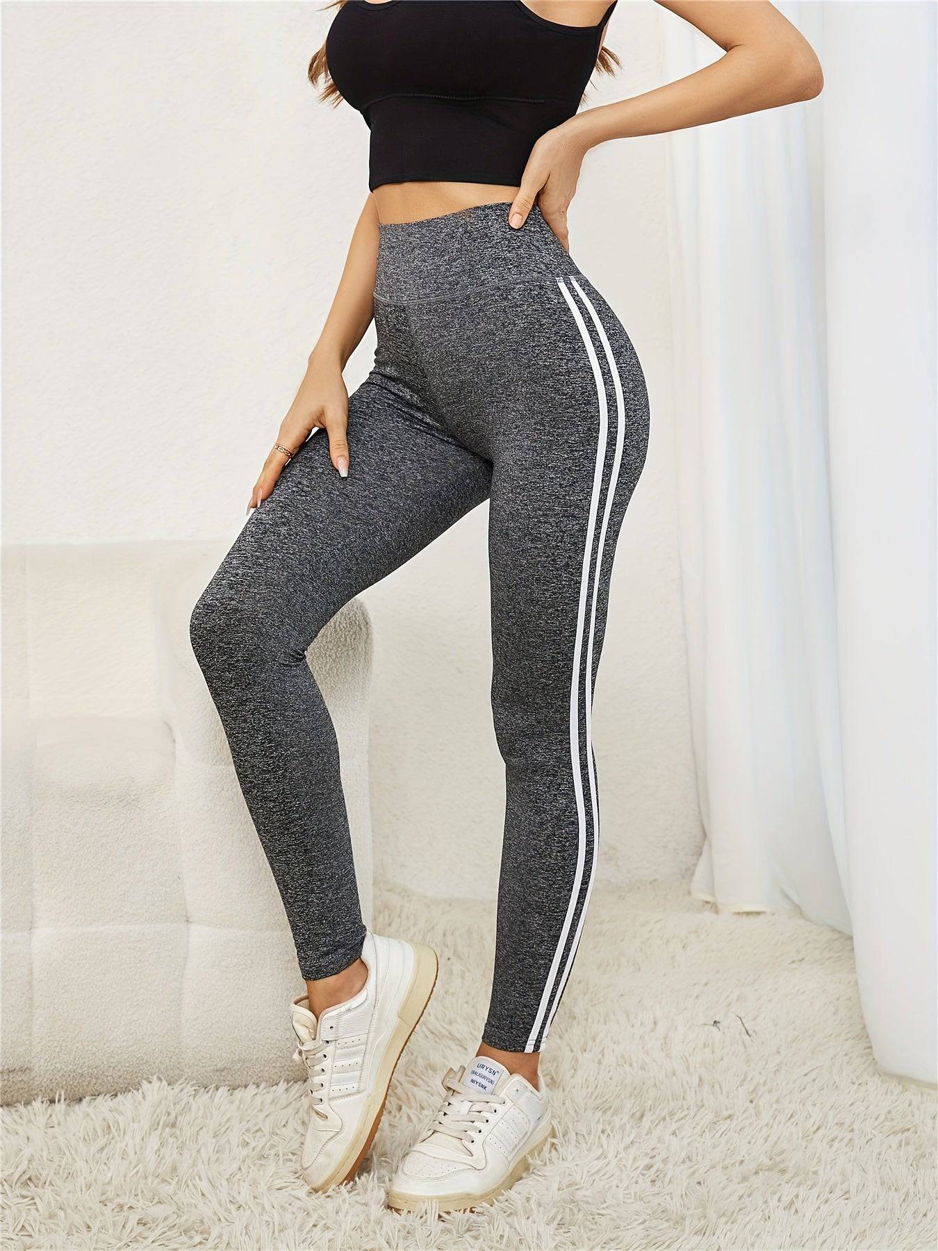 Yoga-Leggings - Liftende Taille, Kontroll-Bauch, stylische Activewear.