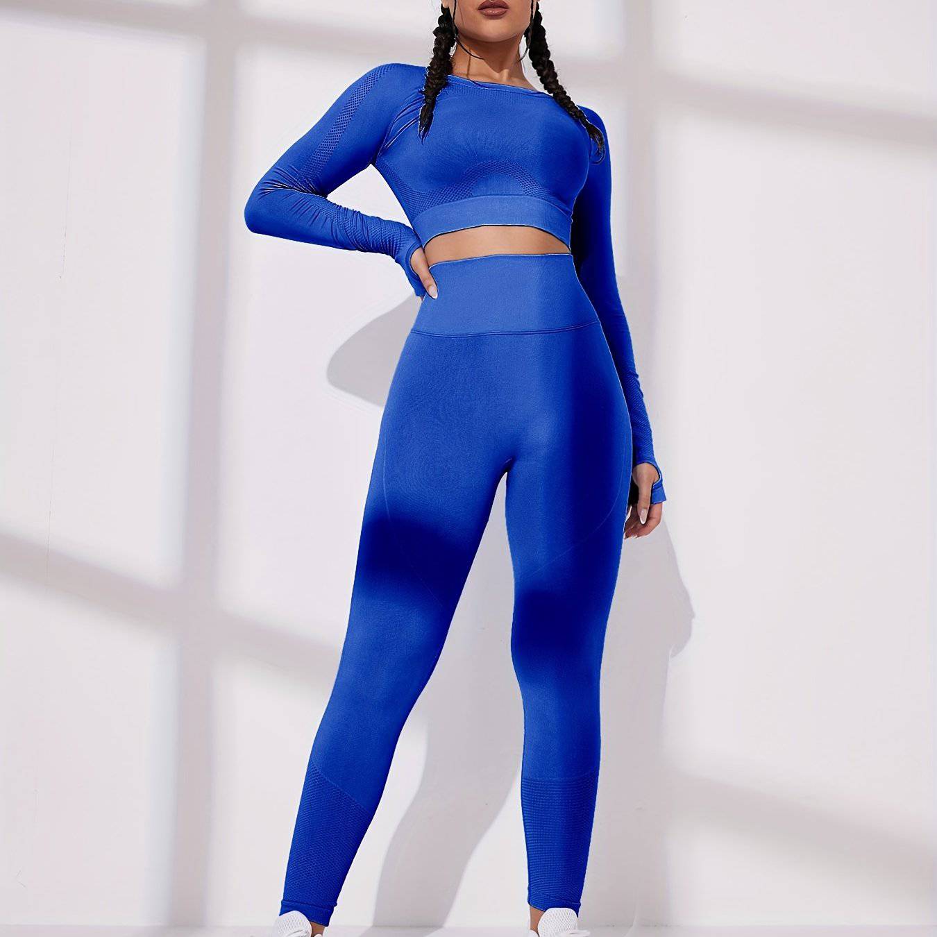 EcoFit Active - Damen Leggings & Langarmshirt Set