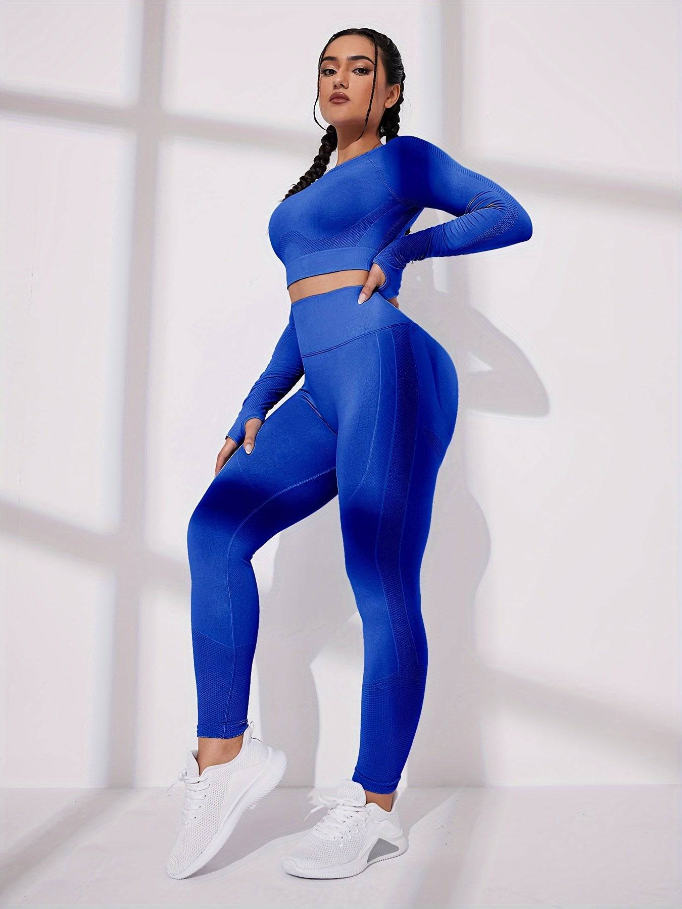 EcoFit Active - Damen Leggings & Langarmshirt Set