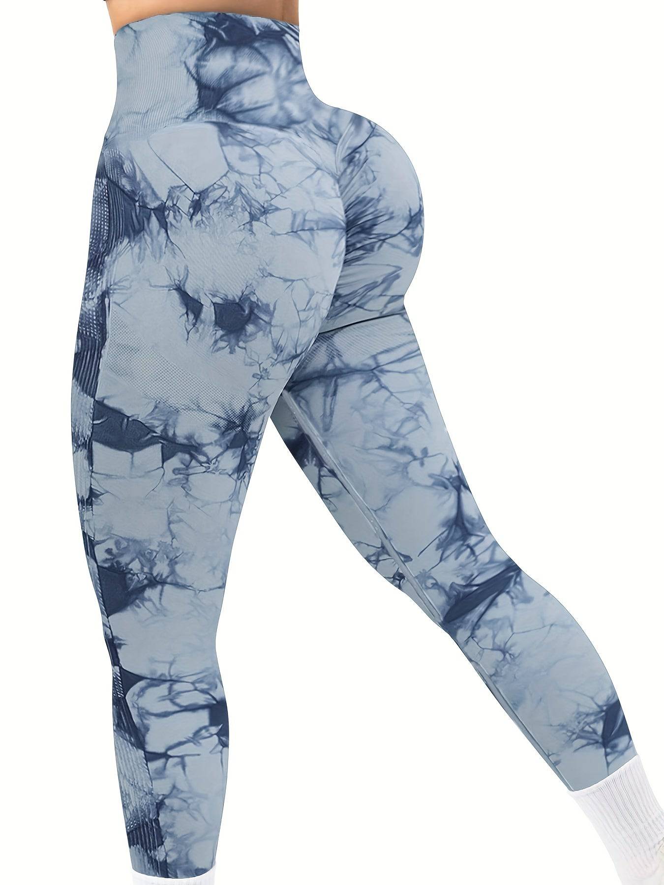 Tie Dye Yoga Leggings – hohe Taille, Butt Lifting.