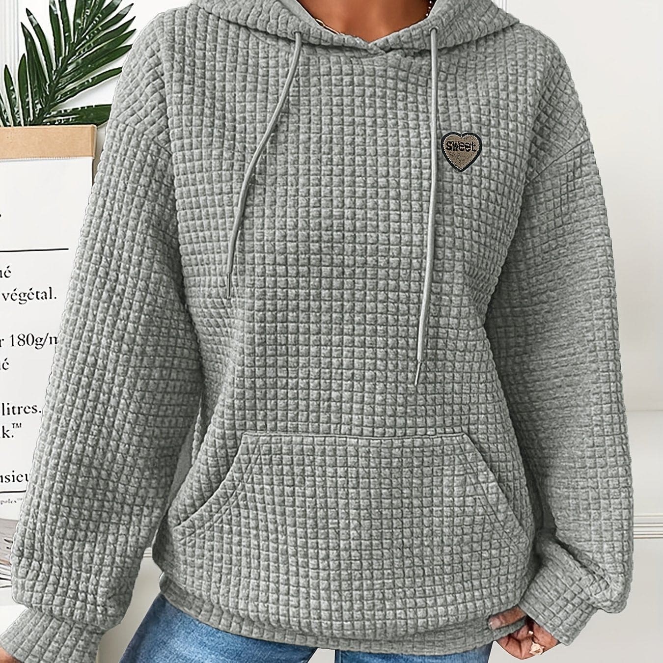 Lässiger Damen-Kapuzenpullover mit Kordelzug - für einen stilvollen Look.