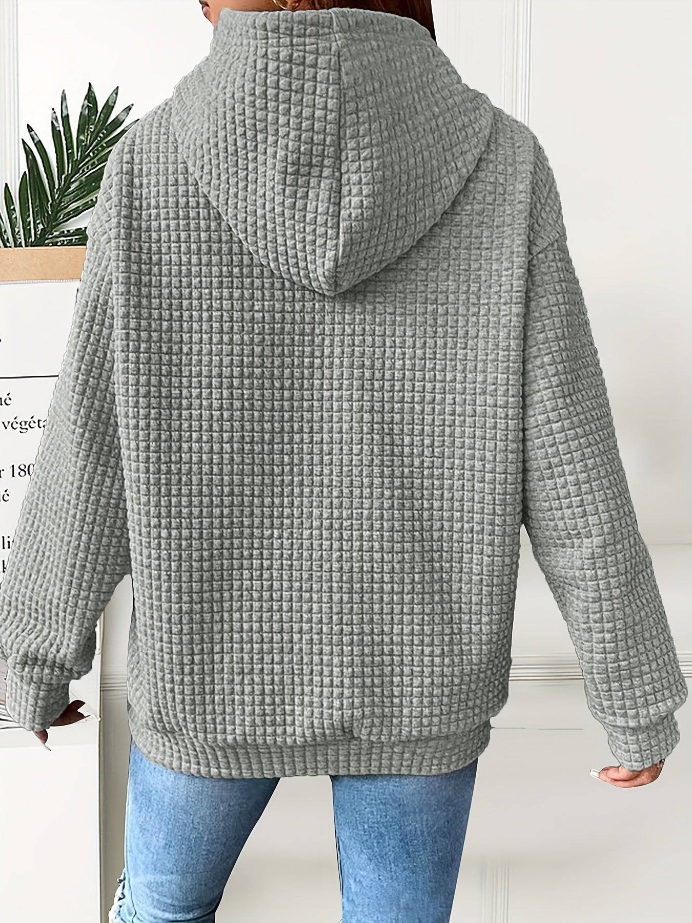 Lässiger Damen-Kapuzenpullover mit Kordelzug - für einen stilvollen Look.
