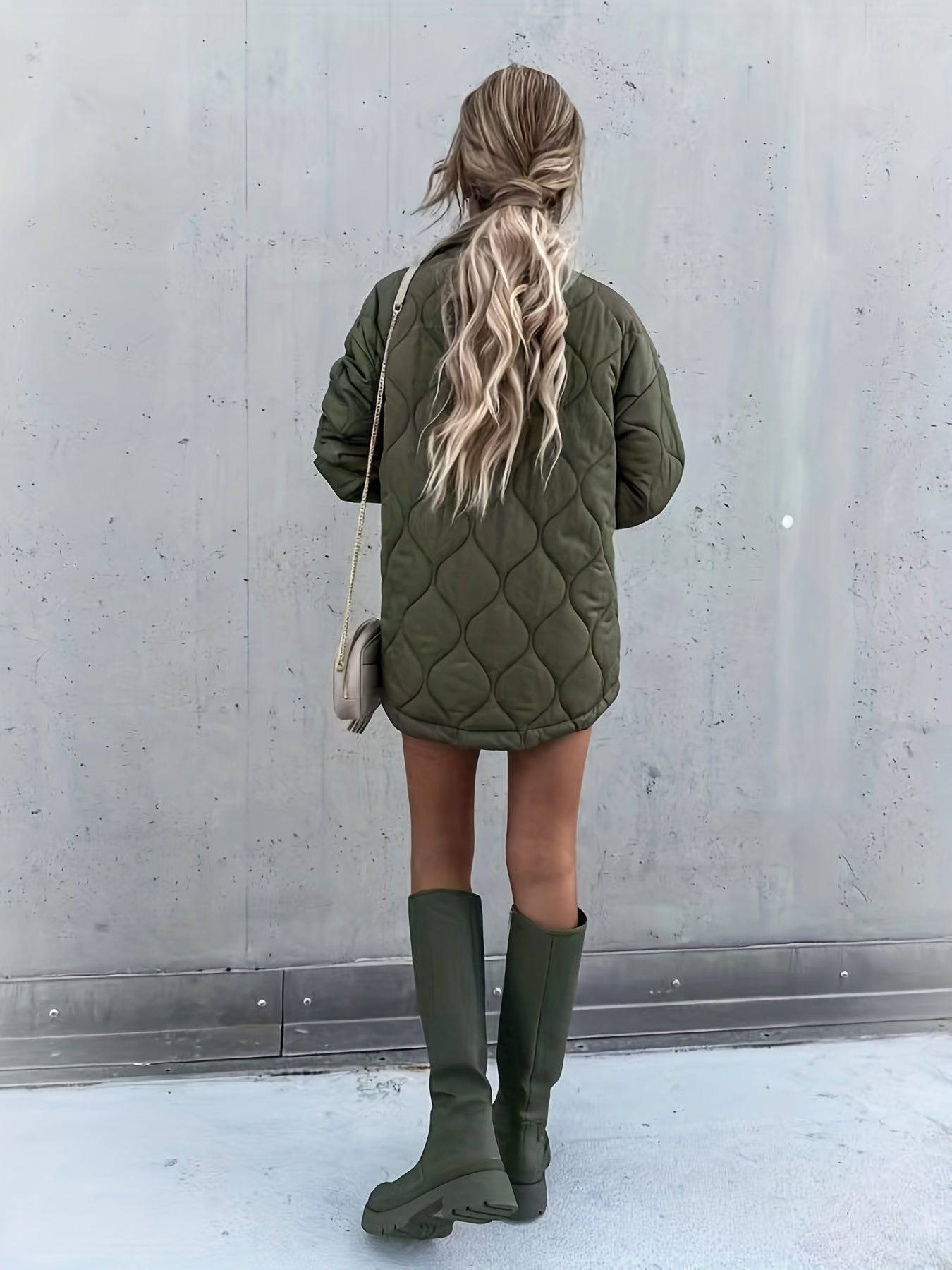 Wintermantel mit Knopfleiste, langlebig und stylisch für Damen