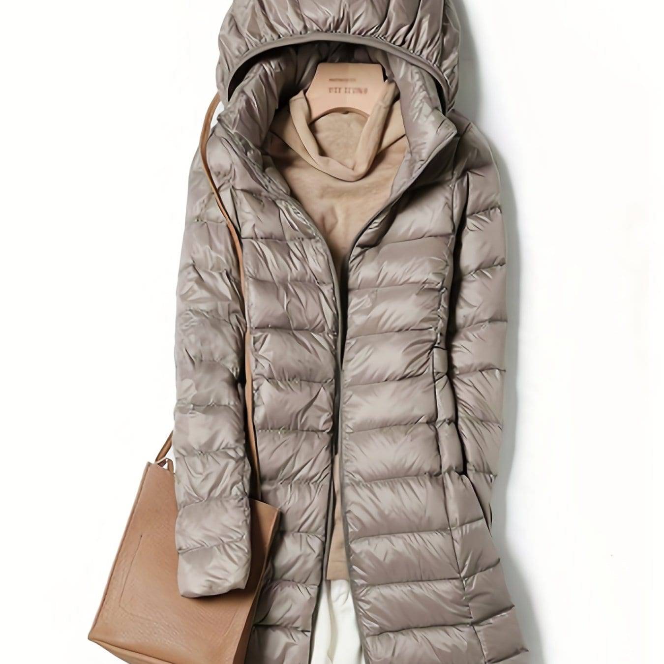 Warmer Kapuzenmantel - Lässige Winteroberbekleidung für Damen
