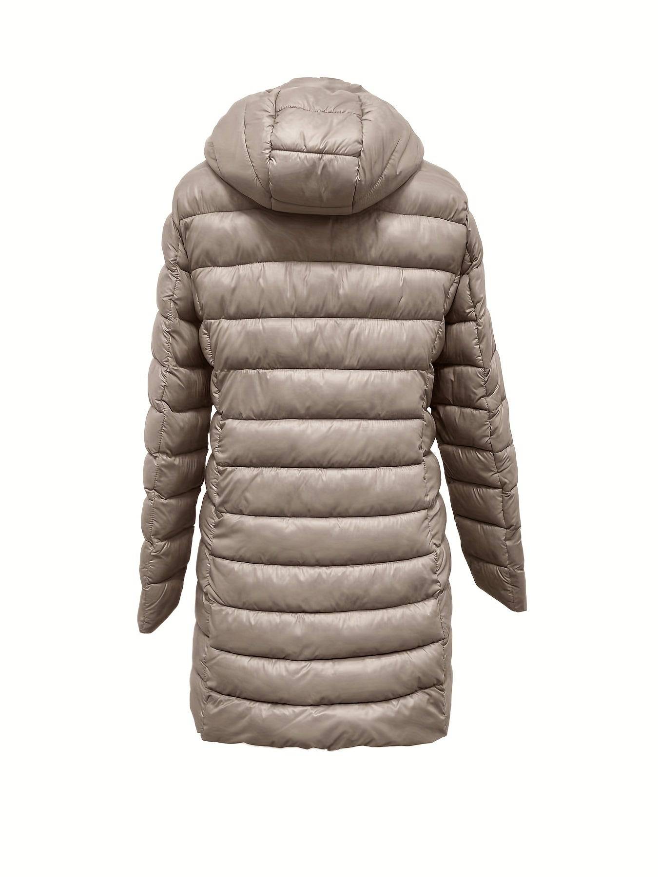 Warmer Kapuzenmantel - Lässige Winteroberbekleidung für Damen