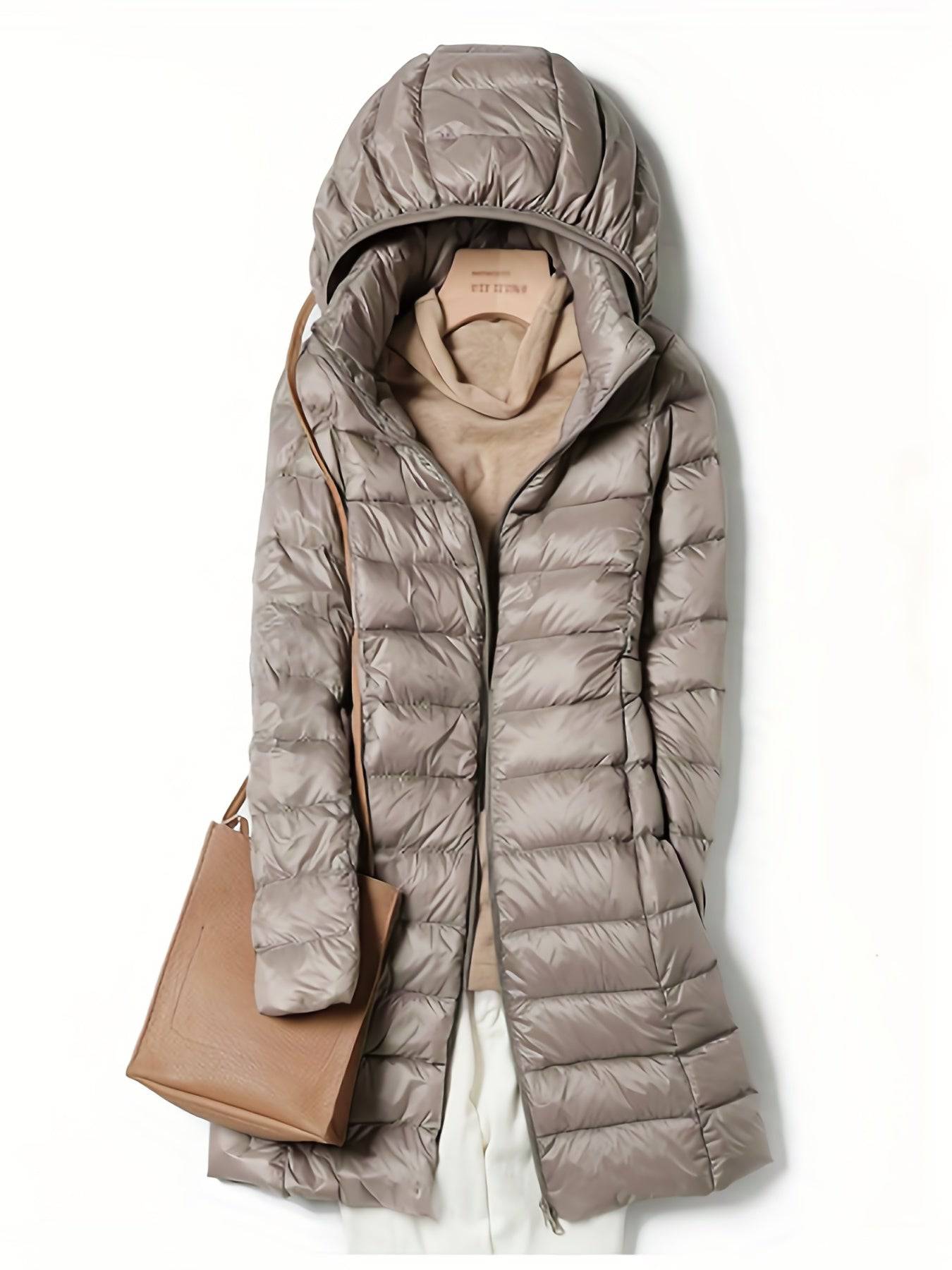 Warmer Kapuzenmantel - Lässige Winteroberbekleidung für Damen