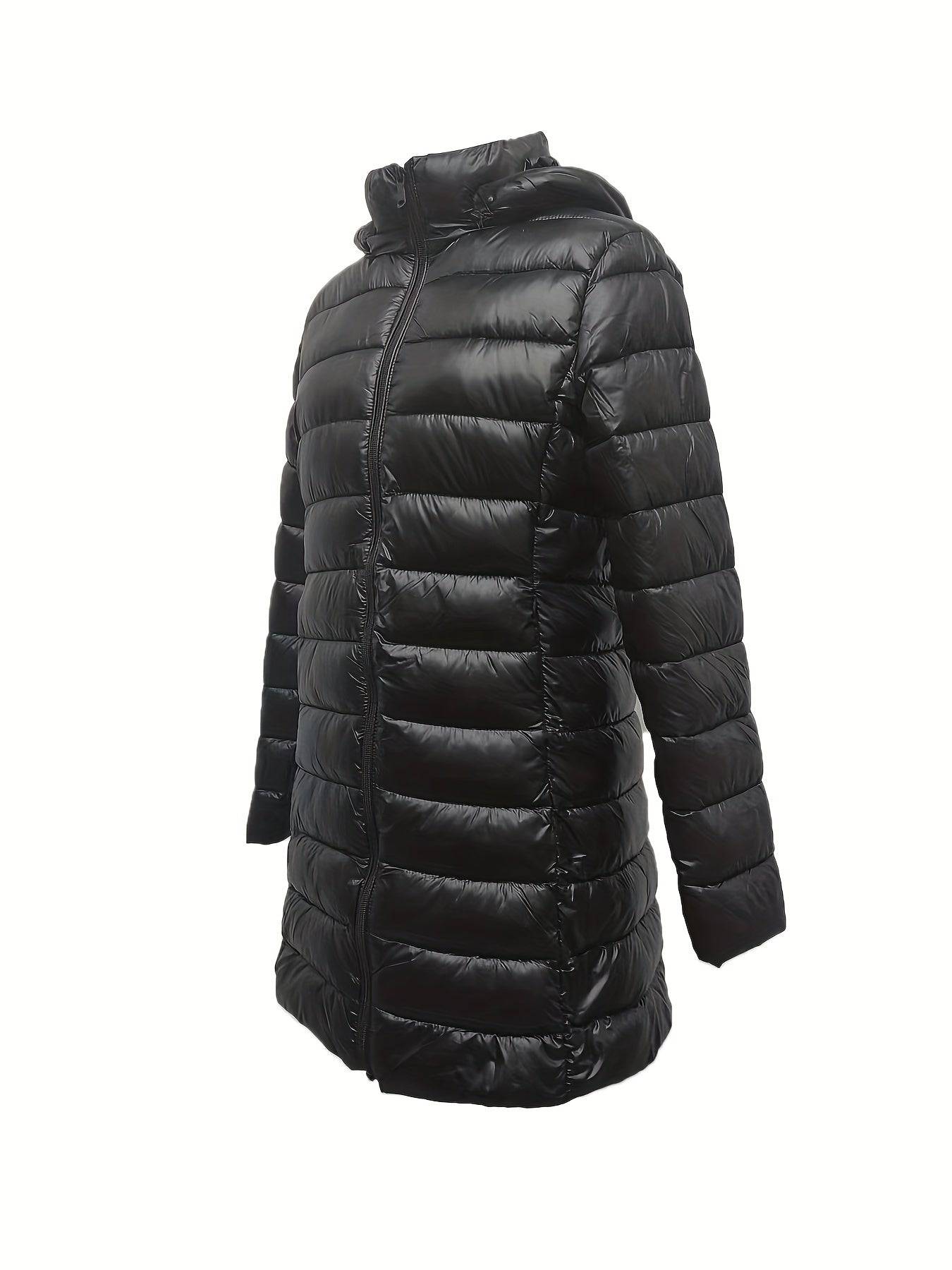 Warmer Kapuzenmantel - Lässige Winteroberbekleidung für Damen