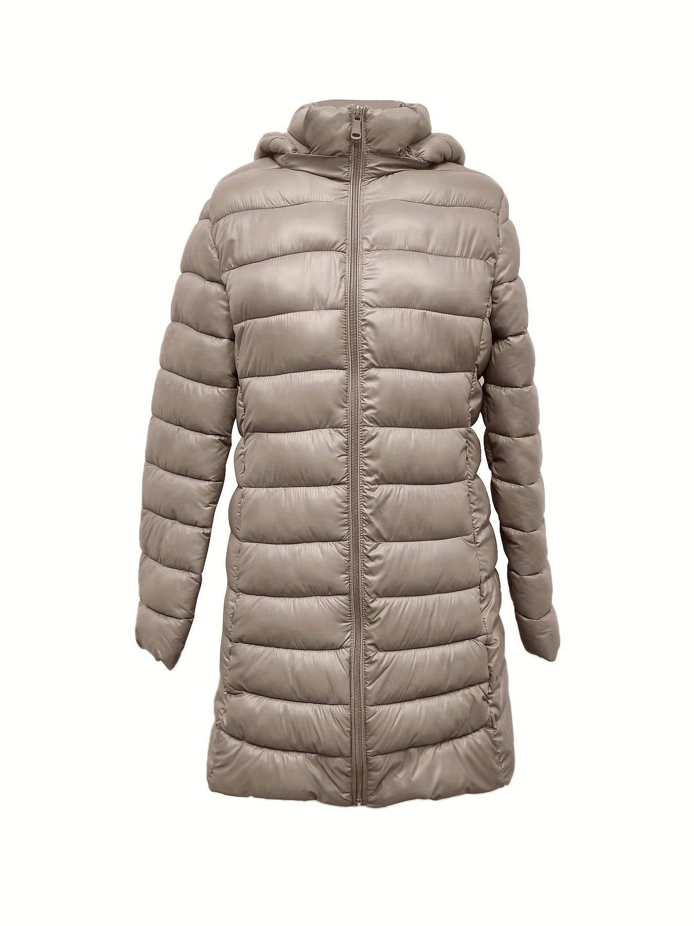 Warmer Kapuzenmantel - Lässige Winteroberbekleidung für Damen
