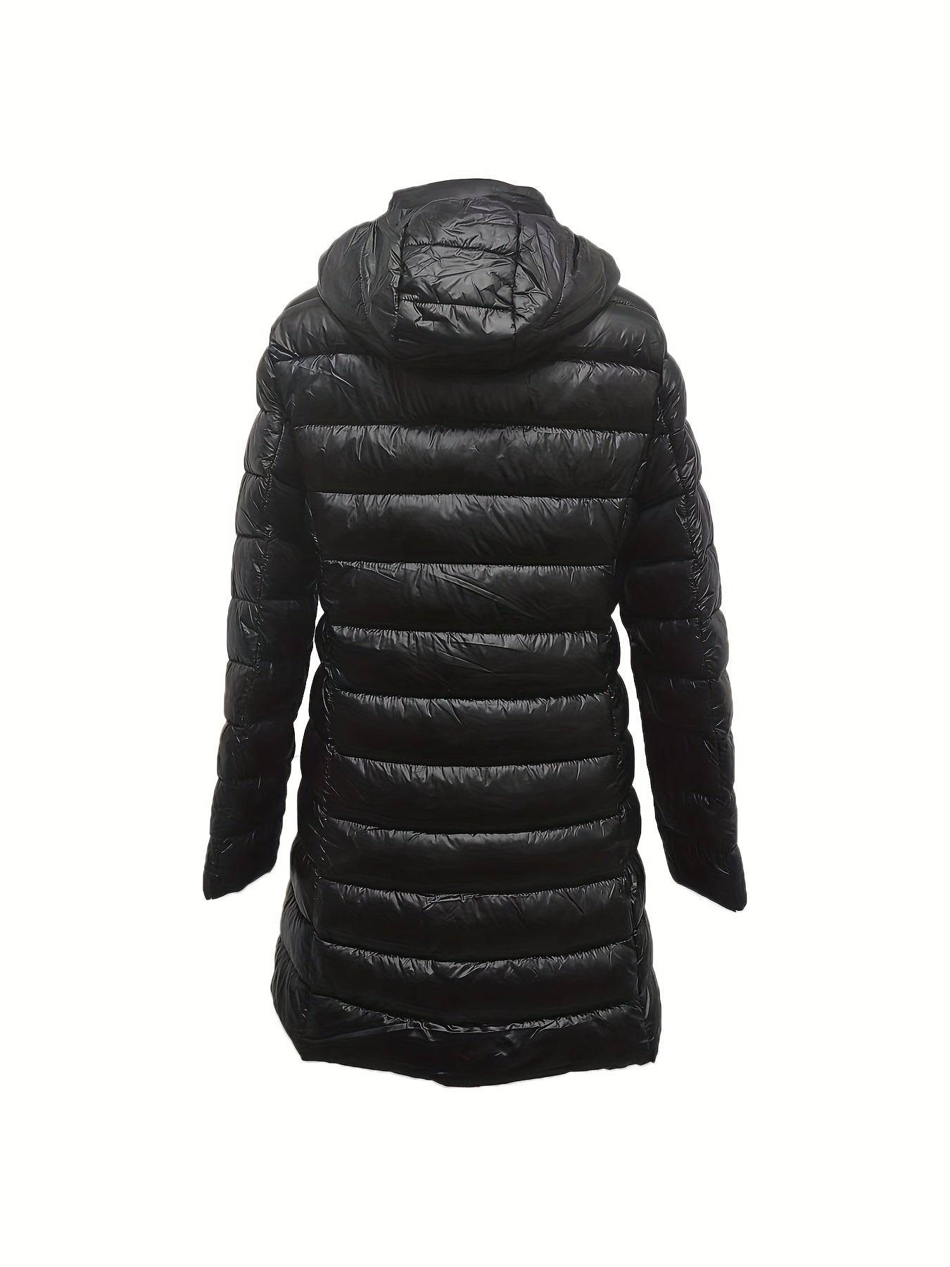 Warmer Kapuzenmantel - Lässige Winteroberbekleidung für Damen