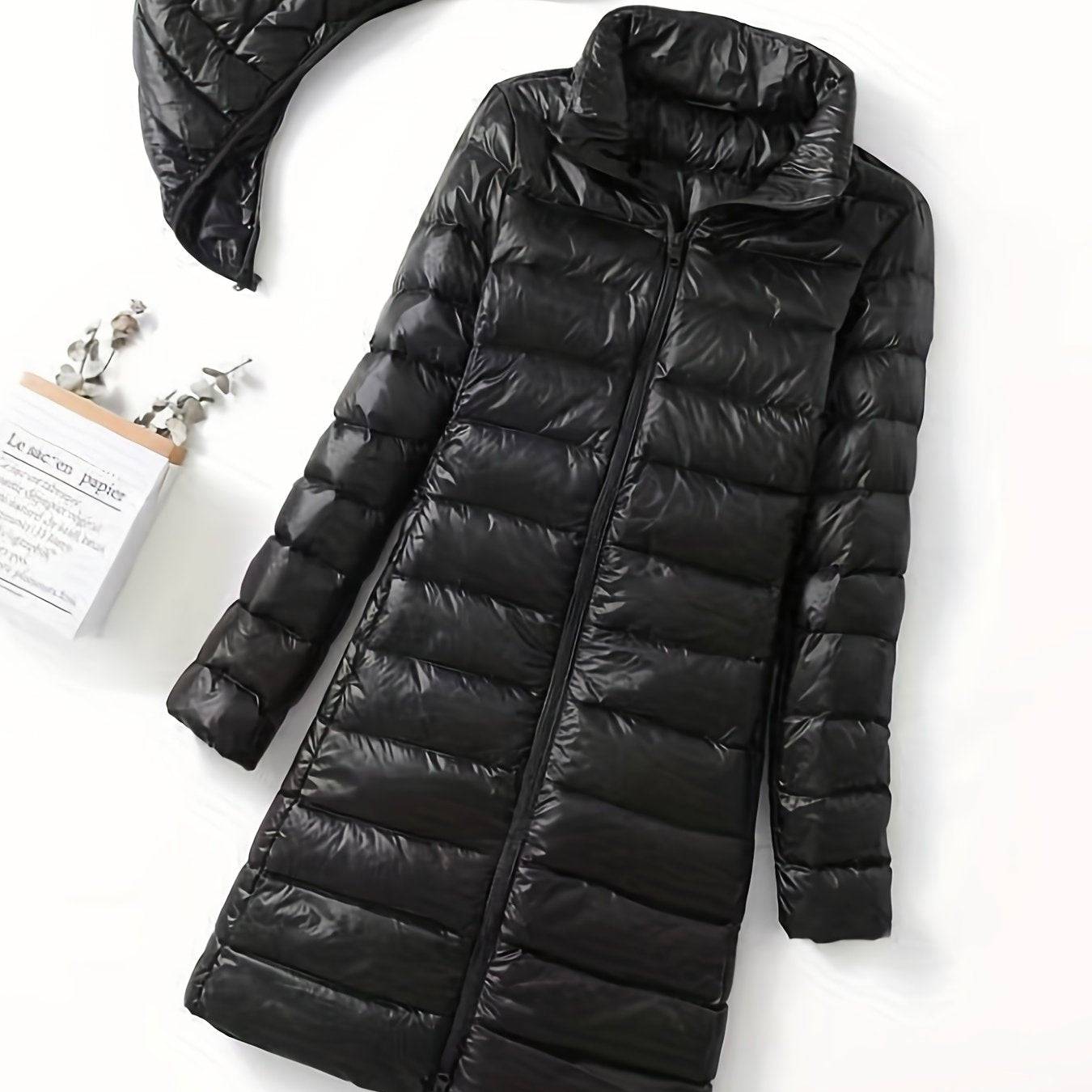 Warmer Kapuzenmantel - Lässige Winteroberbekleidung für Damen