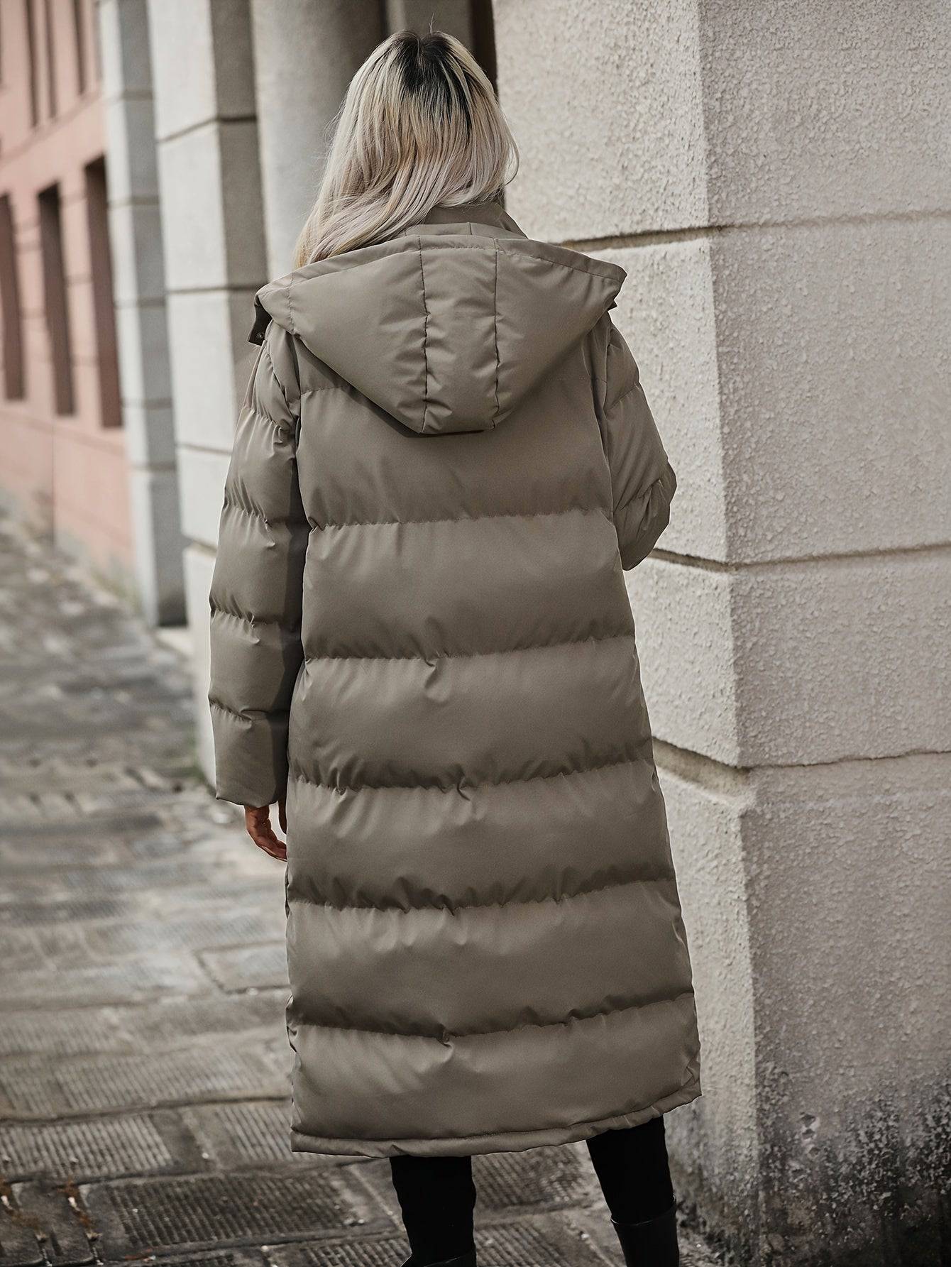 Warmer Kapuzenmantel für Damen - Stylish und bequem!