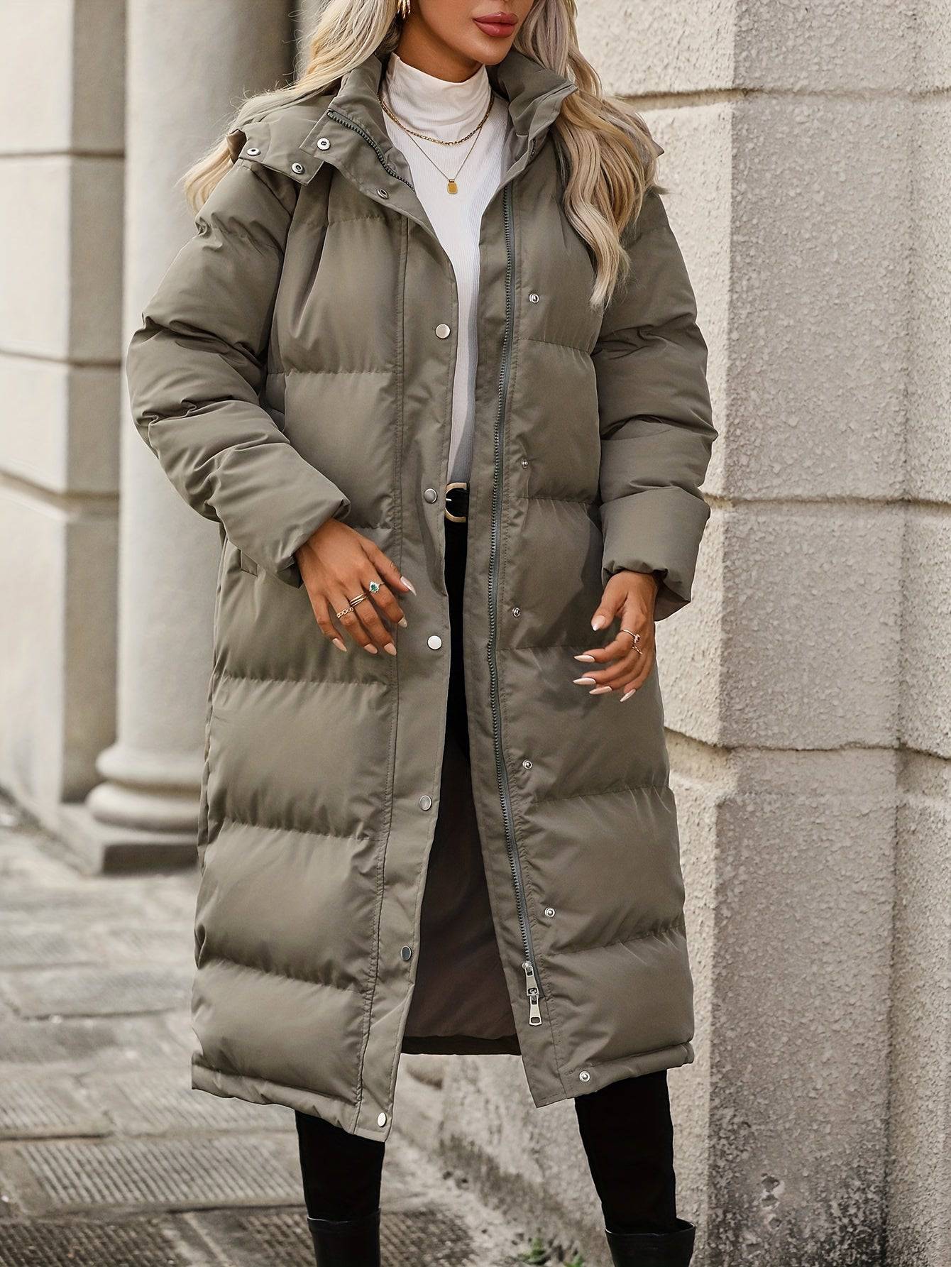 Warmer Kapuzenmantel für Damen - Stylish und bequem!