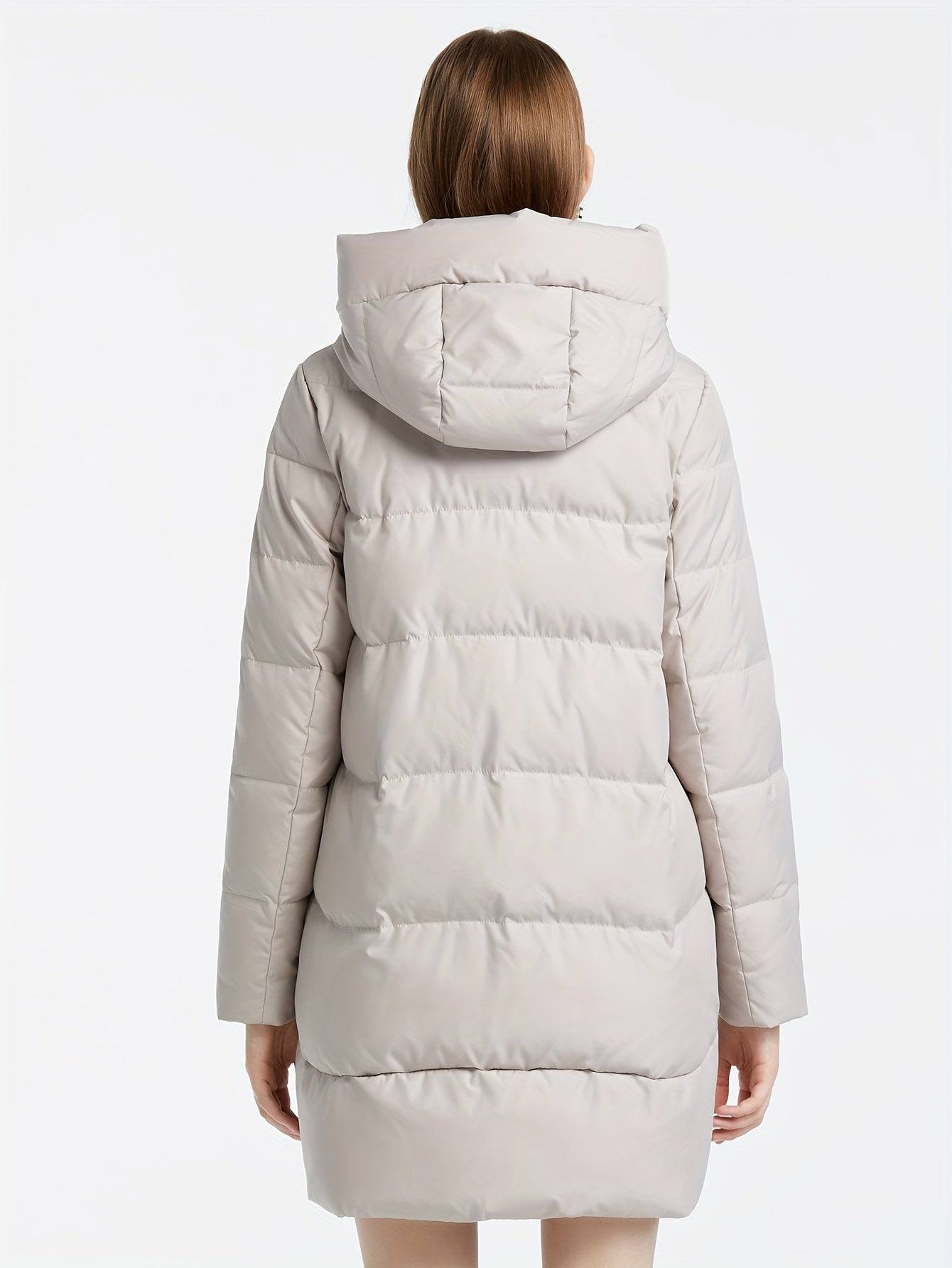 Stylischer, Baumwoll-gefütterter Damenmantel - warm und lässig!