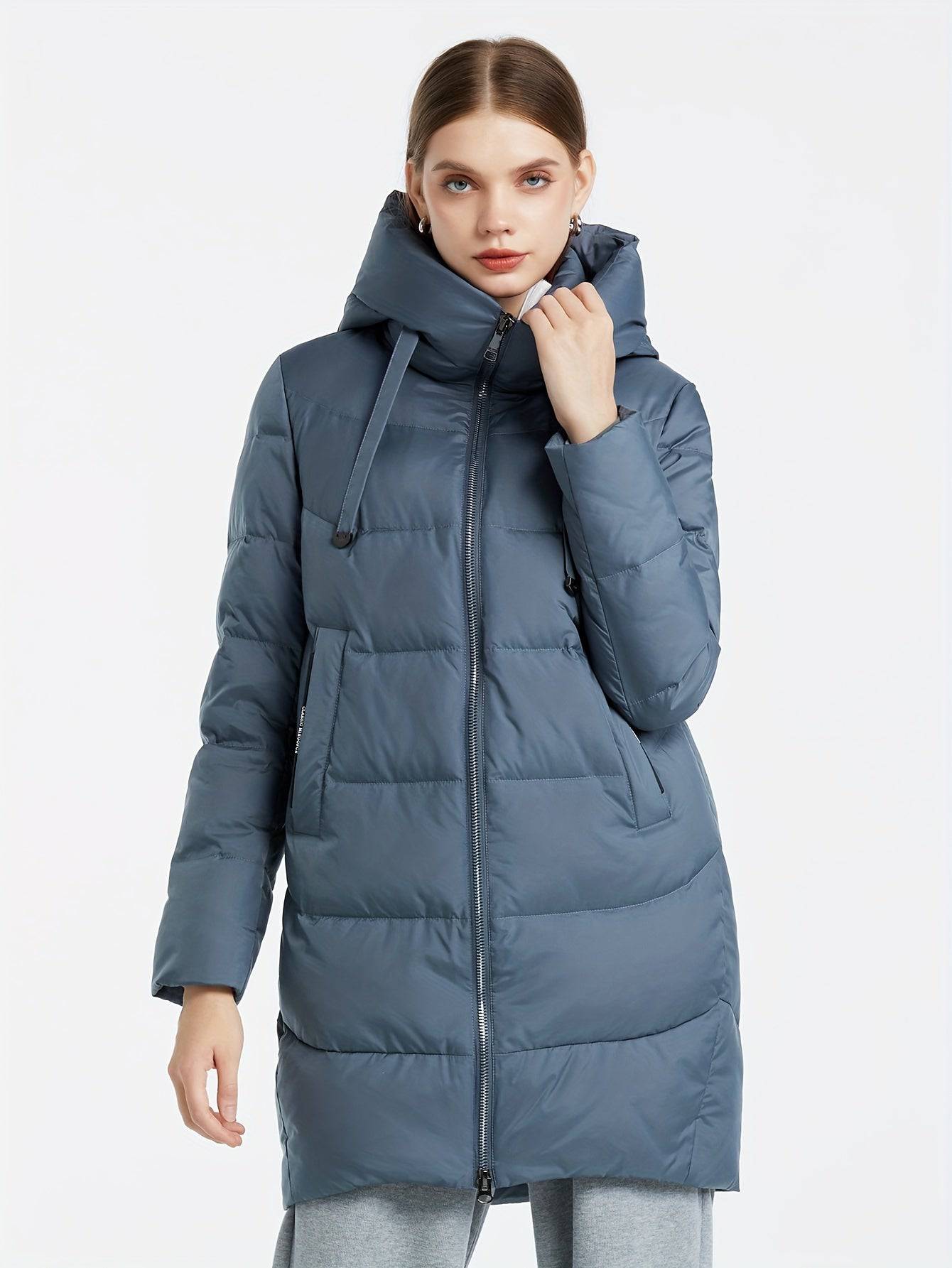 Stylischer, Baumwoll-gefütterter Damenmantel - warm und lässig!