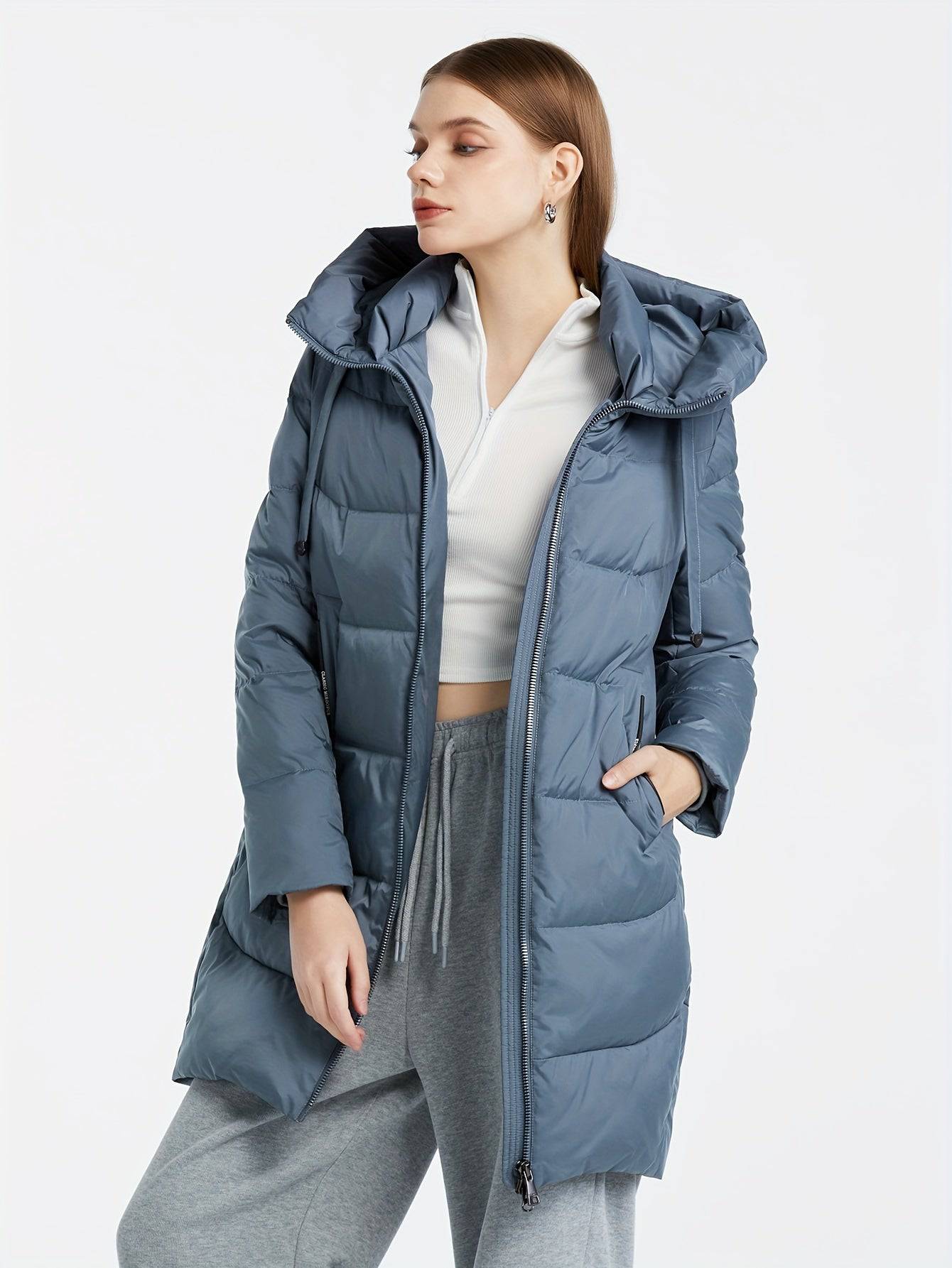 Stylischer, Baumwoll-gefütterter Damenmantel - warm und lässig!