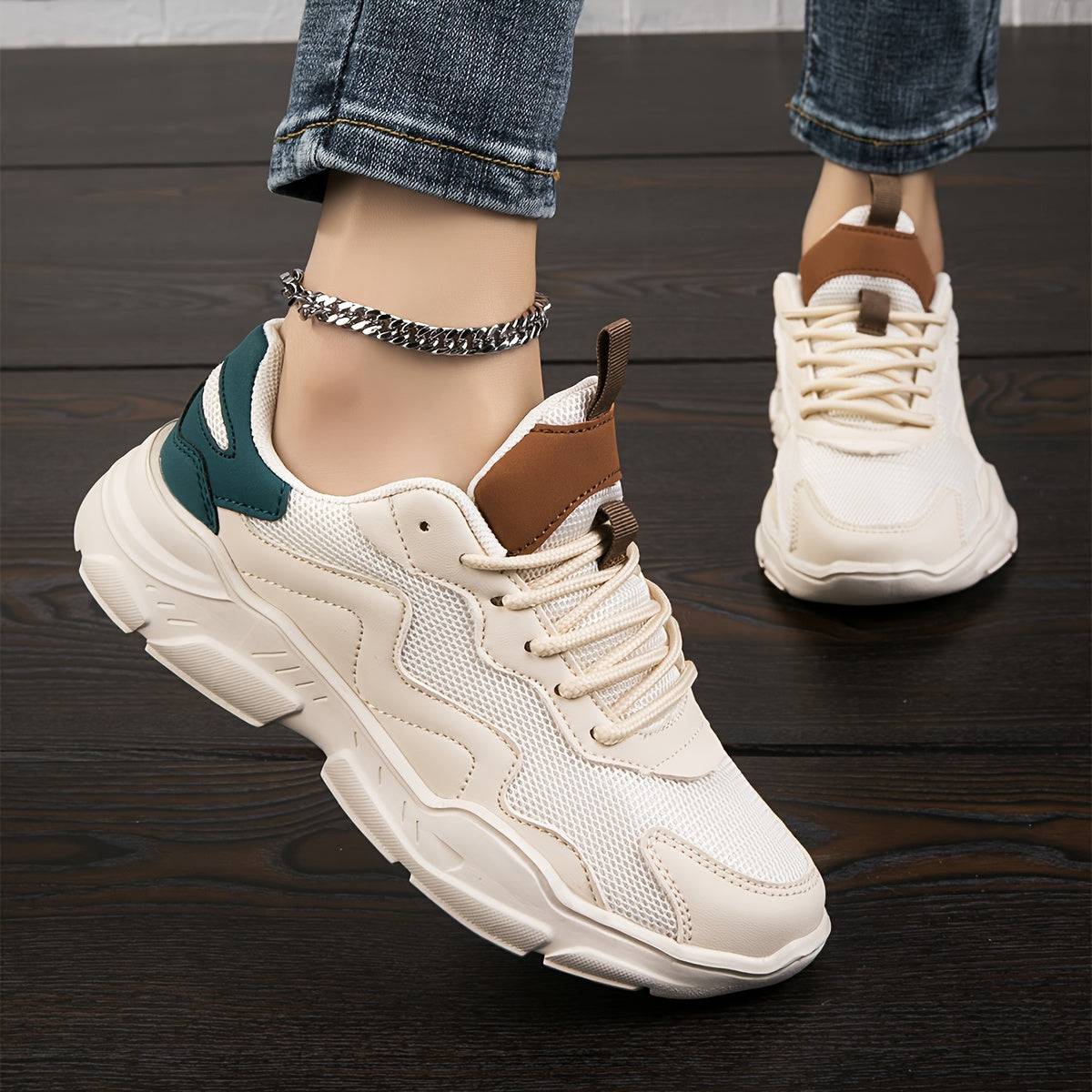 Bequeme Mesh-Turnschuhe für Damen - stylisch, atmungsaktiv, ideal zum Wandern!