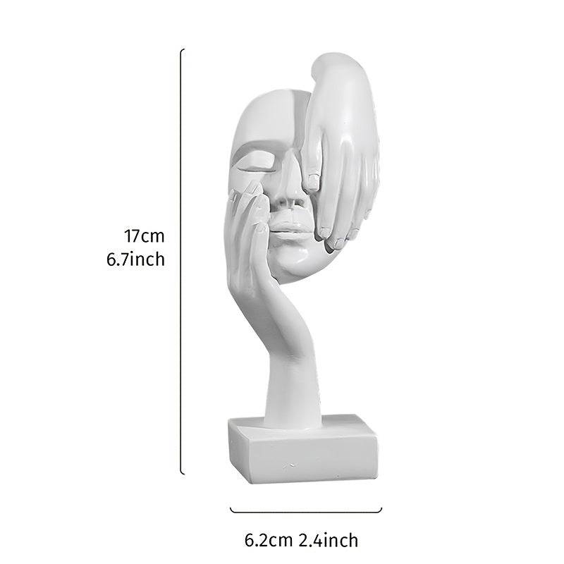 1pc Abstrakte Denker Statue - Elegante Kunst für Zuhause und Büro