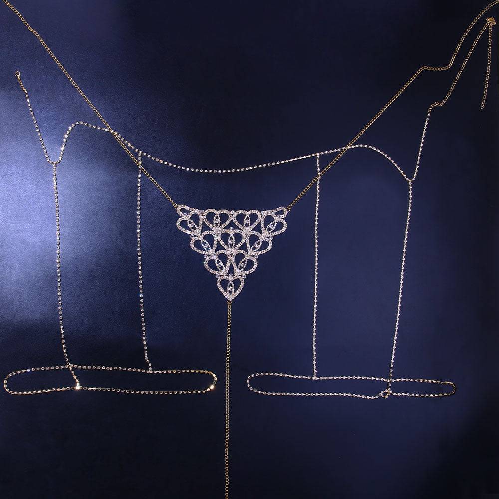 Sommer Bikini, Strass Unterwäsche, Partykleidung