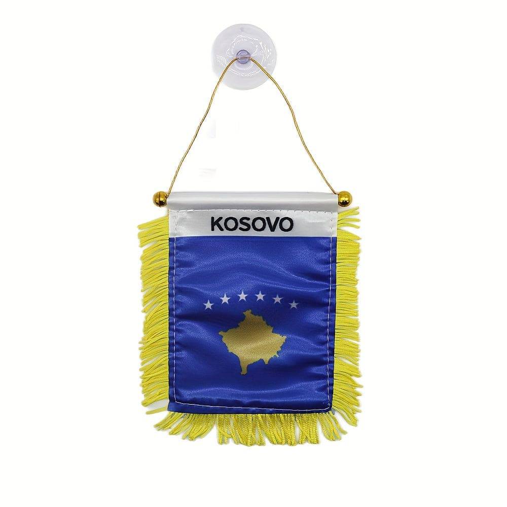 Kosovo Flagge Auto-Hängeflagge - 1Stück