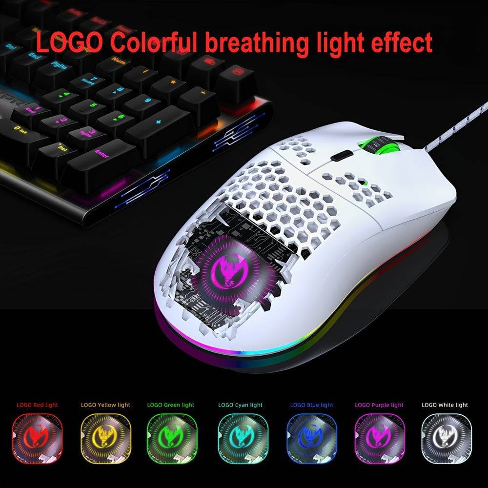 RGB-Gaming-Maus, drahtlos, 6 programmierbare Tasten