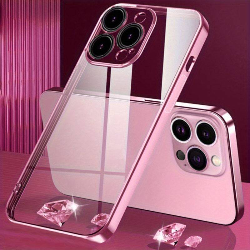 Galvanikrahmen mit Linsenschutz, Anti-Drop, ultraschlank – für Apple 14promax/13promax/12pro/11/XSMAX/XR
